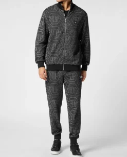 Żakardowa bluza z monogramem