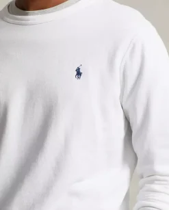 Bawełniana biała bluza z logo