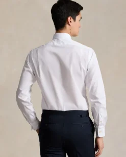 Bawełniana biała koszula Custom Fit