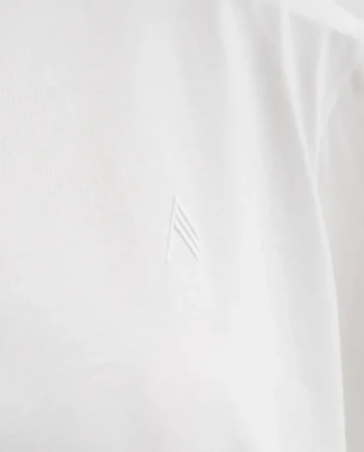 Bawełniana biała koszulka z logo