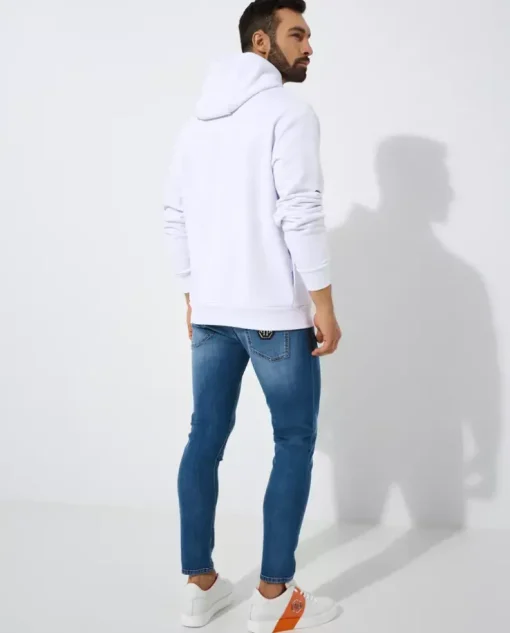 Bawełniana bluza z kapturem z logo