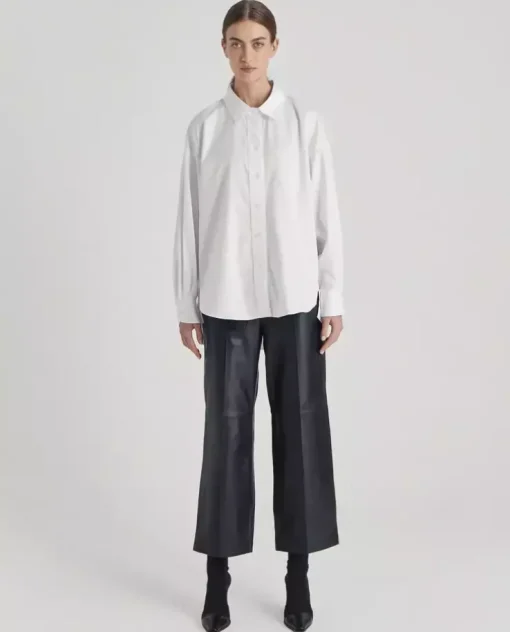 Bawełniana koszula oversize Girlboss Anna
