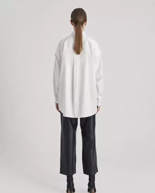 Bawełniana koszula oversize Girlboss Anna