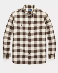 Bawełniana koszula w kratę Classic Fit