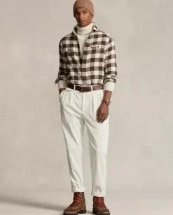 Bawełniana koszula w kratę Classic Fit