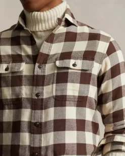 Bawełniana koszula w kratę Classic Fit
