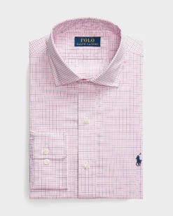 Bawełniana koszula w kratę Custom Fit
