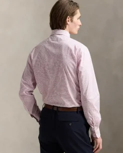 Bawełniana koszula w kratę Custom Fit