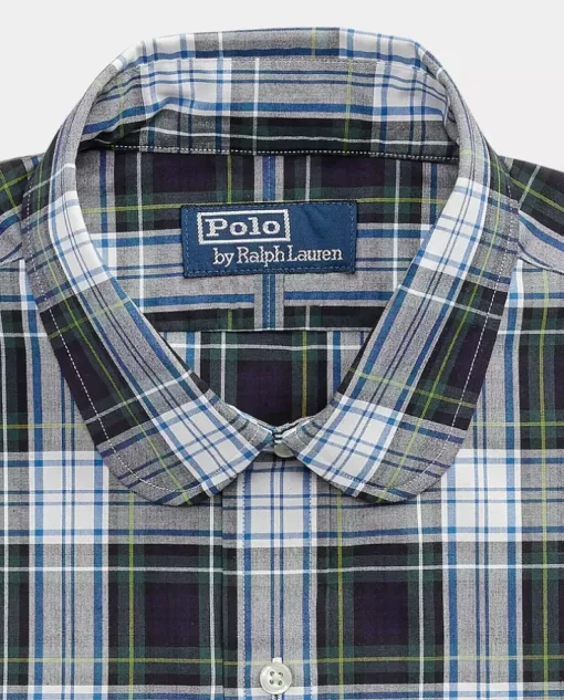 Bawełniana koszula w kratkę Custom Fit