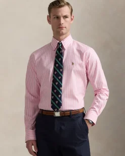 Bawełniana koszula w paski Custom Fit