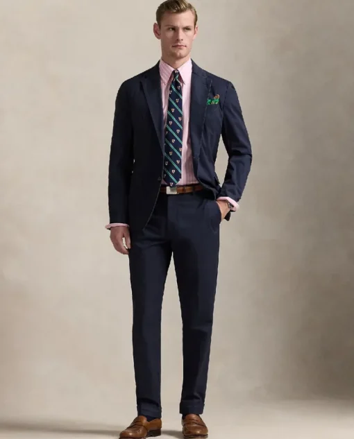 Bawełniana koszula w paski Custom Fit