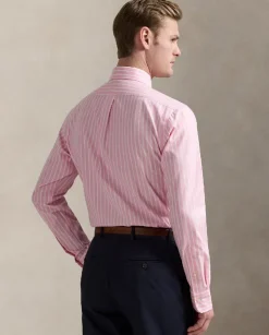Bawełniana koszula w paski Custom Fit