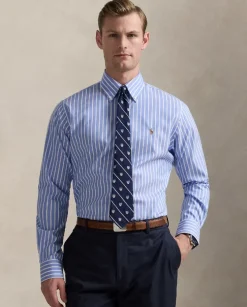 Bawełniana koszula w paski Custom Fit