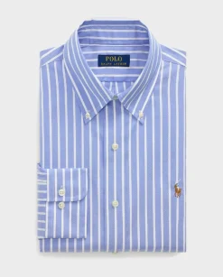 Bawełniana koszula w paski Custom Fit