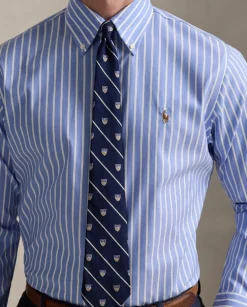 Bawełniana koszula w paski Custom Fit
