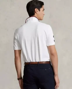 Bawełniana koszulka polo Custom Slim Fit