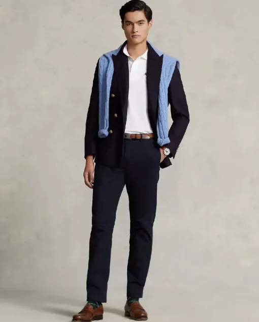 Bawełniana koszulka polo Custom Slim Fit
