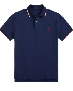 Bawełniana koszulka polo Custom Slim Fit