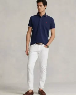 Bawełniana koszulka polo Custom Slim Fit