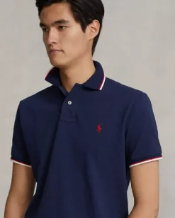 Bawełniana koszulka polo Custom Slim Fit