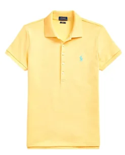 Bawełniana koszulka polo Slim Fit Stretch z logo