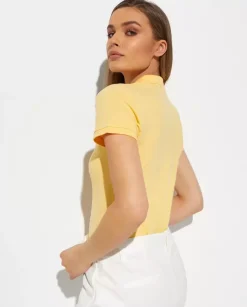 Bawełniana koszulka polo Slim Fit Stretch z logo