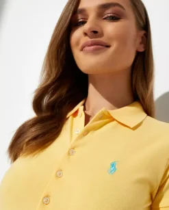 Bawełniana koszulka polo Slim Fit Stretch z logo