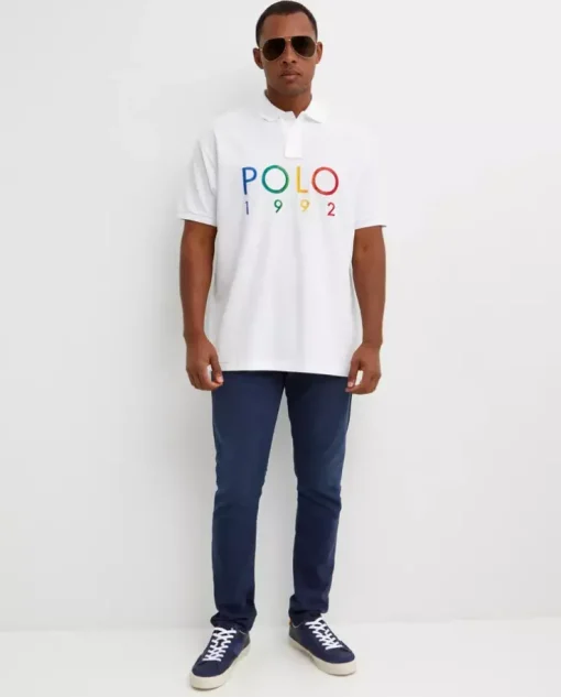 Bawełniana koszulka polo z logo Regular Fit