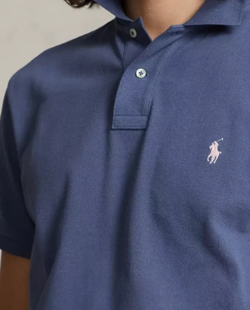Bawełniana koszulka polo z logo Slim Fit
