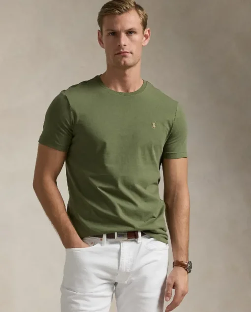 Bawełniana koszulka Slim Fit