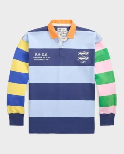 Bawełniana koszulka w paski Rugby Vintage Fit