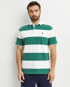 Bawełniana koszulka w paski Rugby Classic Fit