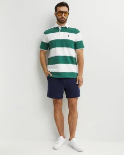 Bawełniana koszulka w paski Rugby Classic Fit