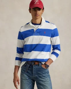 Bawełniana koszulka w paski Rugby Classic Fit