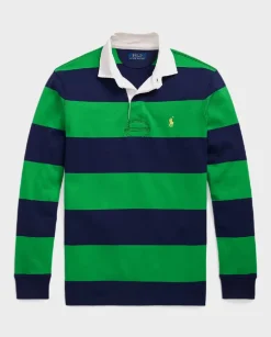 Bawełniana koszulka w paski Rugby Classic Fit