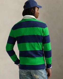 Bawełniana koszulka w paski Rugby Classic Fit