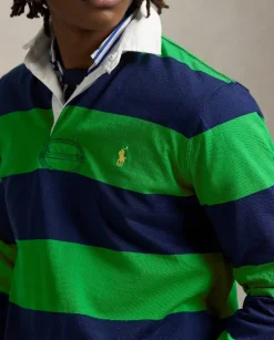 Bawełniana koszulka w paski Rugby Classic Fit