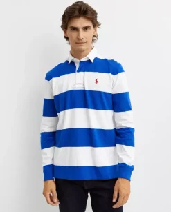 Bawełniana koszulka w paski Rugby Classic Fit