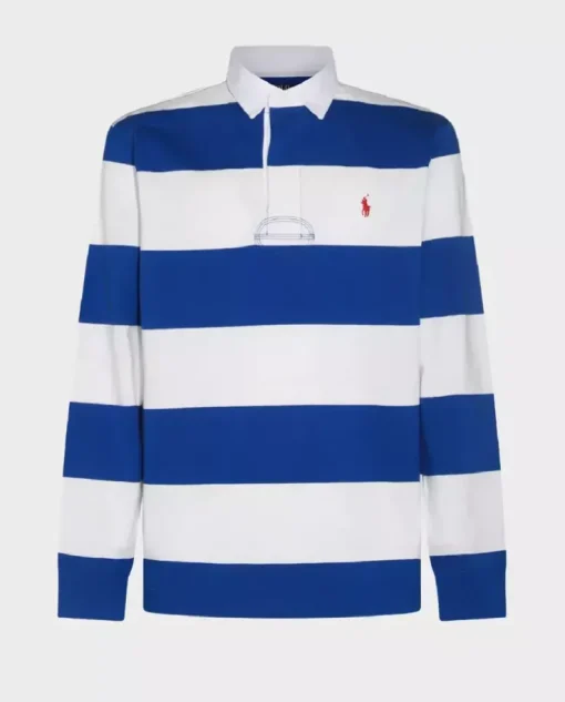 Bawełniana koszulka w paski Rugby Classic Fit