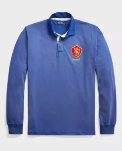 Bawełniana koszulka z kołnierzykiem Classic Fit