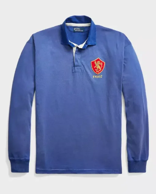 Bawełniana koszulka z kołnierzykiem Classic Fit
