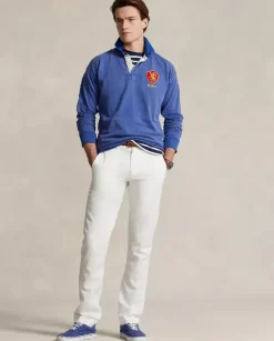Bawełniana koszulka z kołnierzykiem Classic Fit
