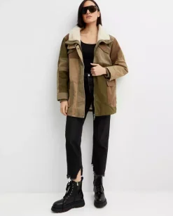 Bawełniana kurtka khaki
