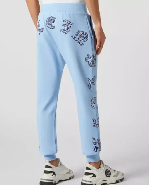 Bawełniane spodnie dresowe Paisley Gothic