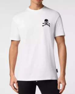 Bawełniany biały t-shirt