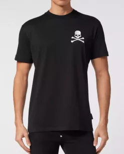 Bawełniany czarny t-shirt