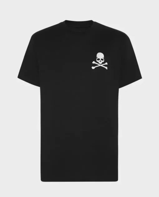 Bawełniany czarny t-shirt