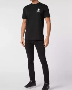 Bawełniany czarny t-shirt
