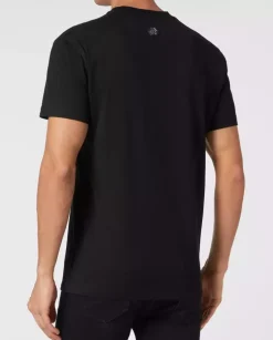 Bawełniany czarny t-shirt