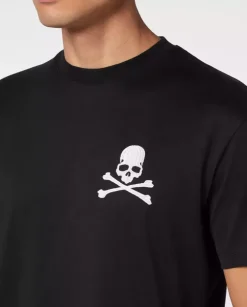 Bawełniany czarny t-shirt